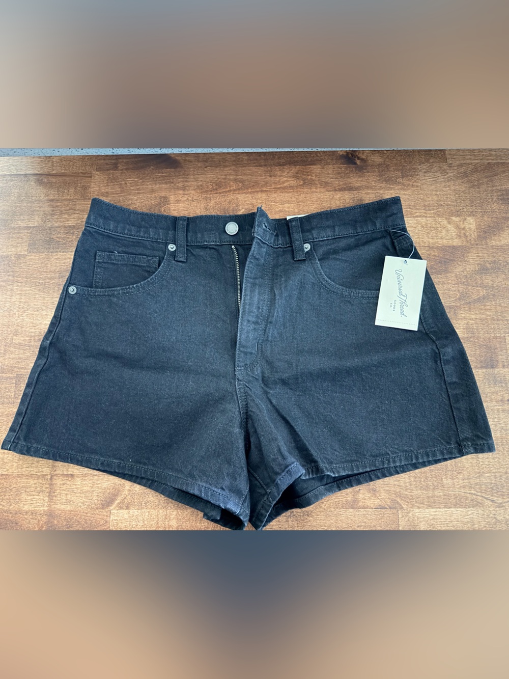 Target Black Denim Jean Shorts